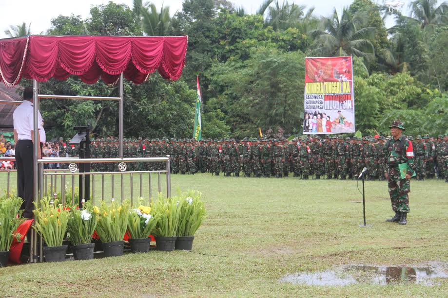 Wakili Gubernur, Bupati Bolmong Pimpin Upacara Pembukaan Kegiatan TMMD ke 98