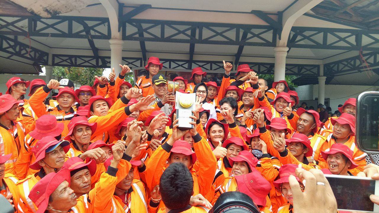 Ribuan Petugas Kebersihan Kotamobagu Jemput Piala Adipura