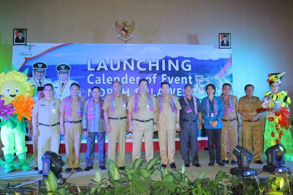 Walikota Hadiri Launching CALENDER OF EVENT North Sulawesi Tahun 2018