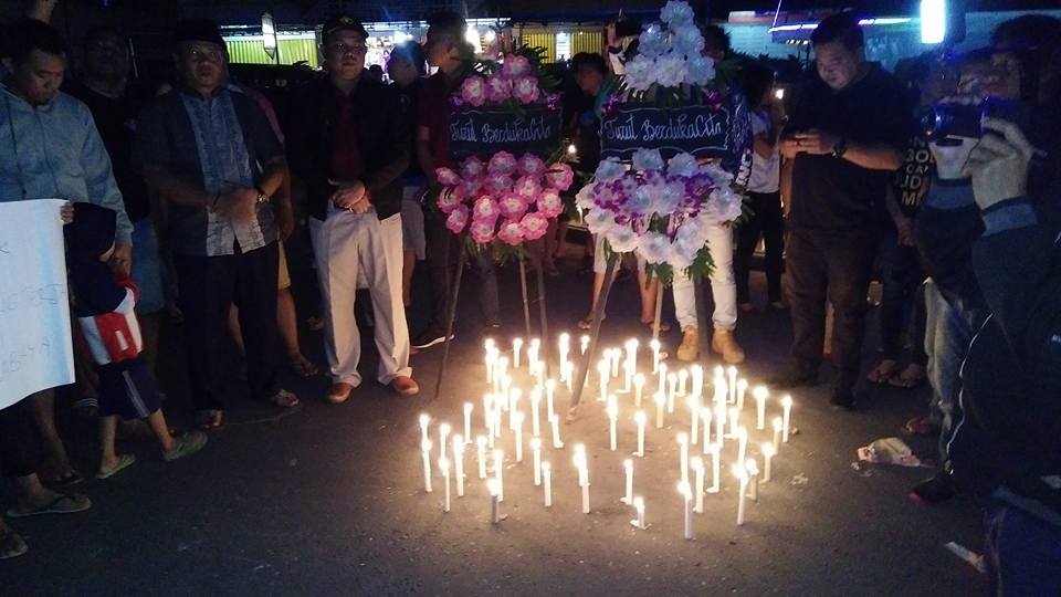 Warga Kotamobagu Gelar Aksi Solidaritas Untuk Korban Bom Surabaya