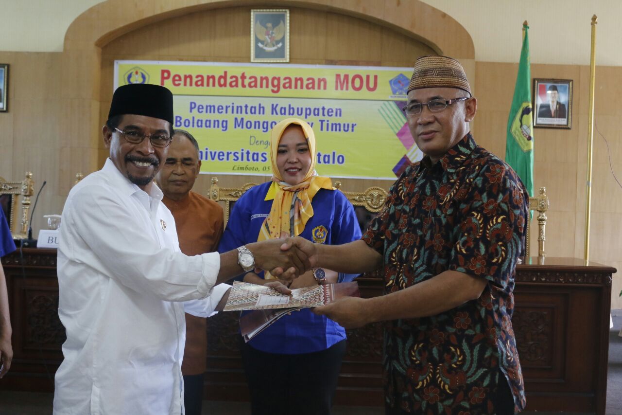 Bupati Boltim Resmi Tanda Tangani MoU Dengan Universitas Gorontalo