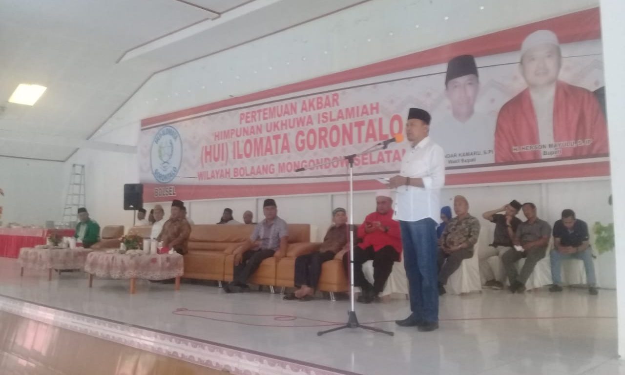 Herson Mayulu Buka Pertemuan Akbar Himpunan Ilomata Gorontalo