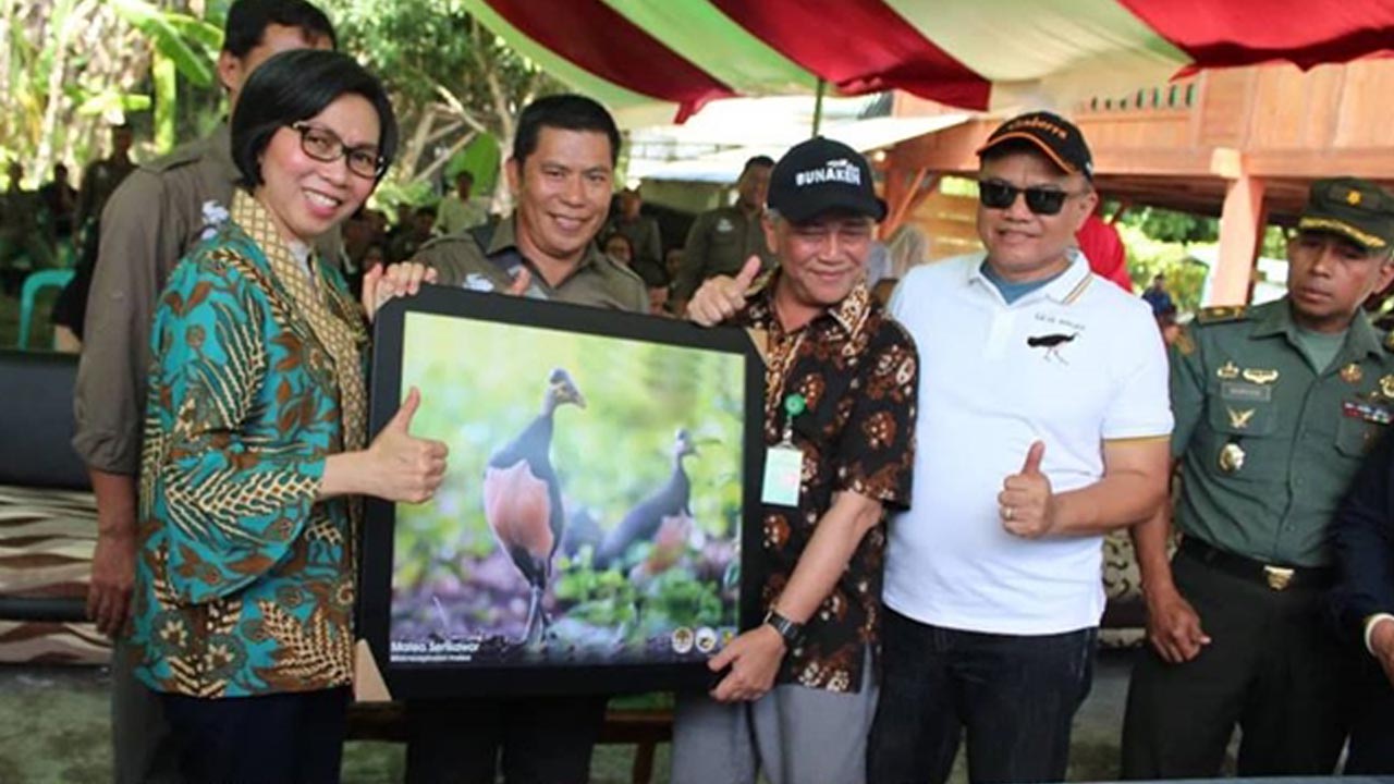 Bupati Bolmong Bersama Dirjen KSDA Resmikan Sanctuary Maleo Tambun