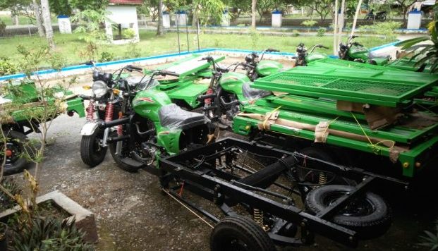 Tujuh Unit Motor Sampah Siap Beroperasi di Bolmong