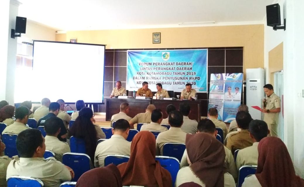 Wawali Kotamobagu Buka Forum Perangkat Daerah Untuk Penyusunan RKPD Tahun 2020