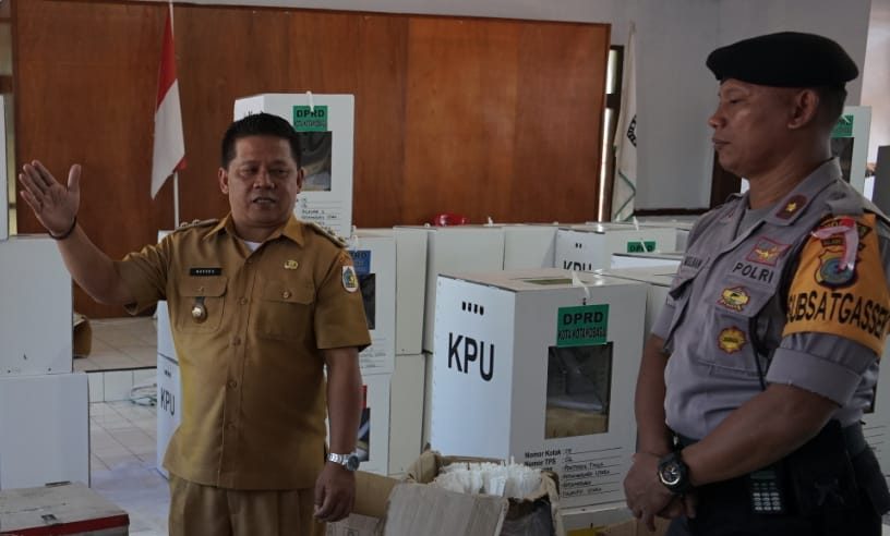 Kunjungi KPU, Wawali Kotamobagu Pastikan Kesiapan Pelaksanaan Pemilu