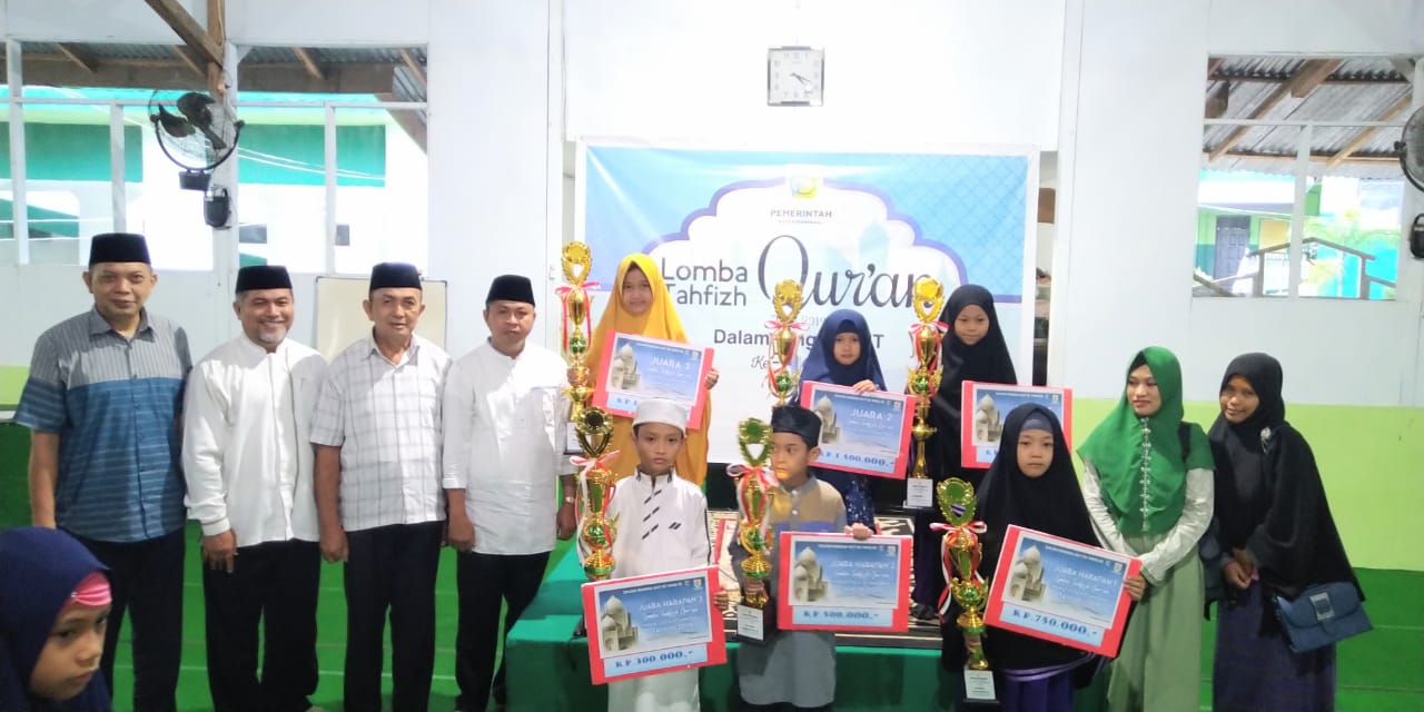 Ini Pemenang Lomba Tahfiz Quran Tingkat Kota Kotamobagu
