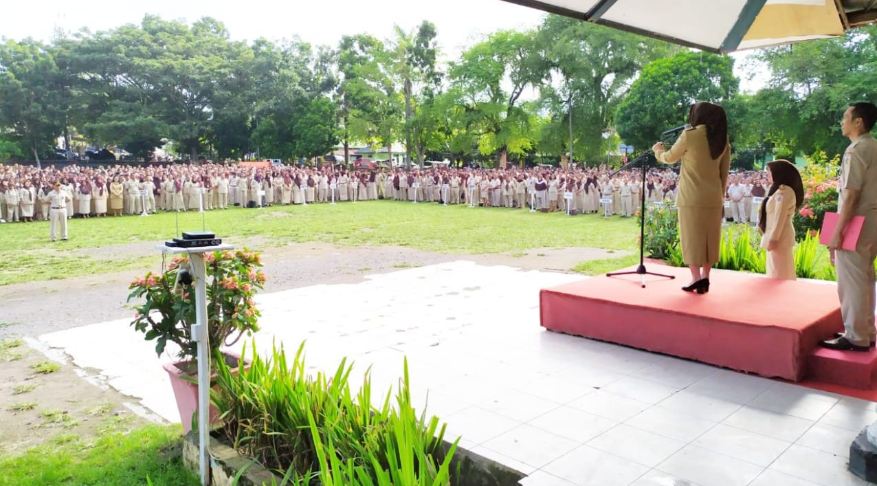 Di Apel Kerja Perdana, Walikota Tatong Paparkan 7 Prioritas Pembangunan Gubernur Olly
