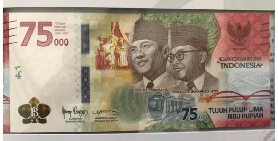 HUT RI ke 75, Bank Indonesia Besok Luncurkan Uang Rp75 Ribu?