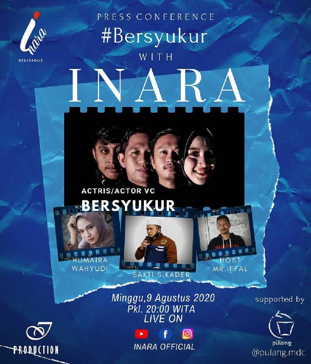 Rilis Single 'Bersyukur,' Inara Bakal Menyapa Pencinta Musik via Daring