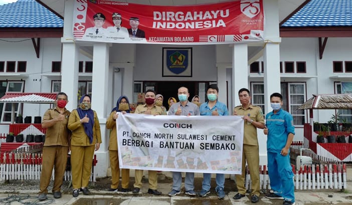 PT Conch Kembali Salurkan Bantuan untuk Warga Kecamatan Bolaang