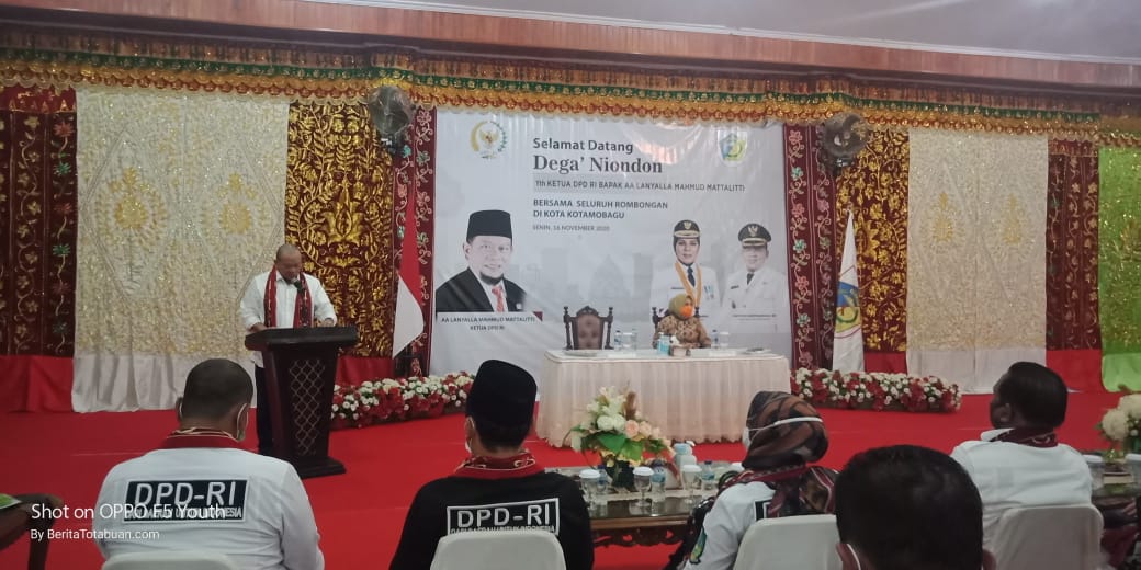 Ketua DPD RI Dorong Kotamobagu Sejajar Dengan Daerah Lain di Pulau Jawa