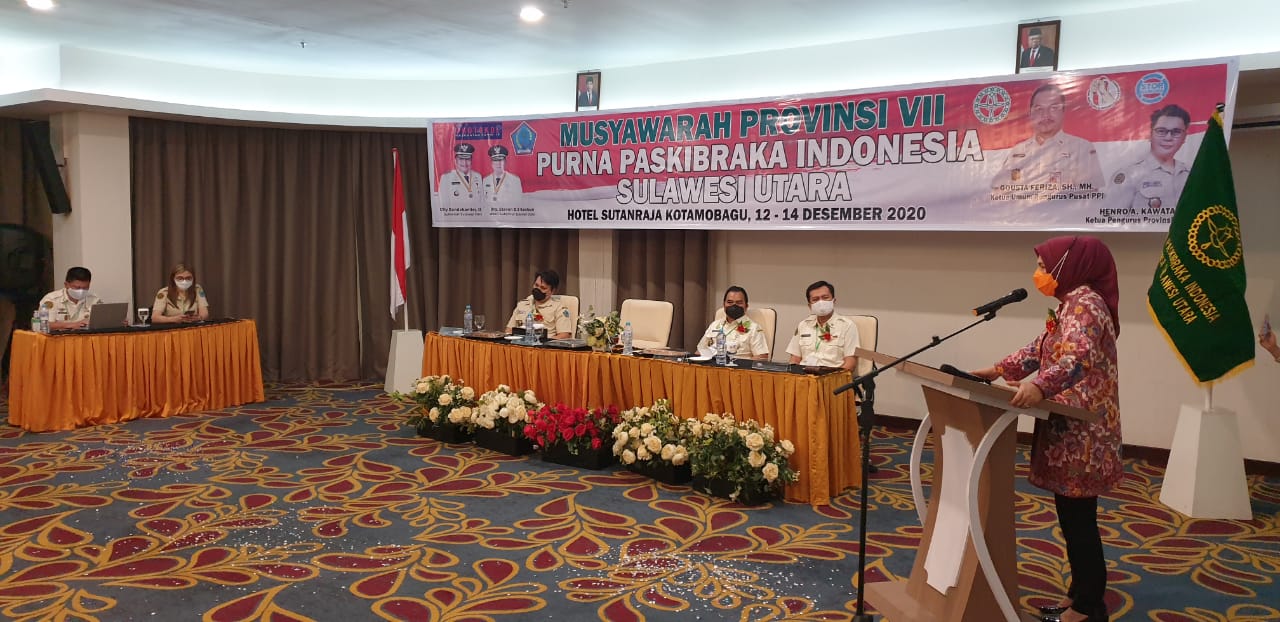 Wali Kota Tatong Bara Buka Musprov ke VII Purna Paskibaraka Indonesia Sulawesi Utara