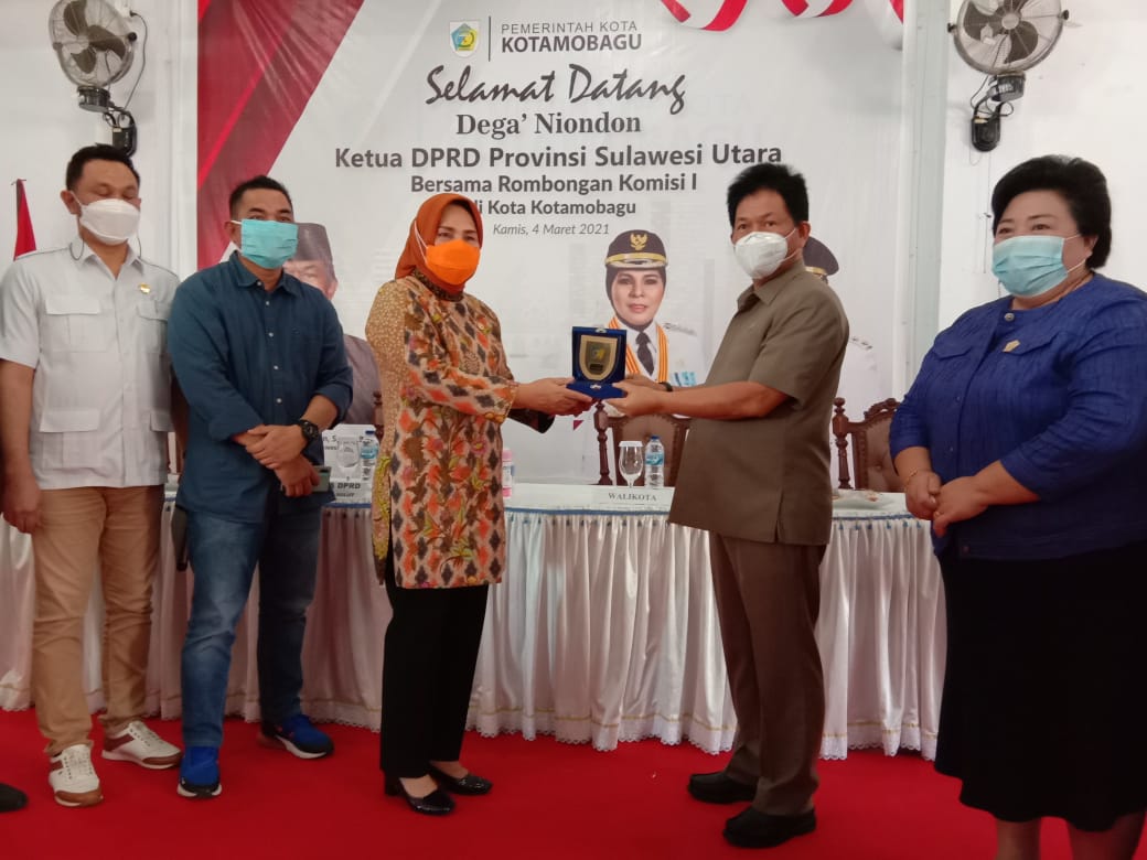 Wali Kota Kotamobagu Sambut Kedatangan Ketua DPRD Sulawesi Utara