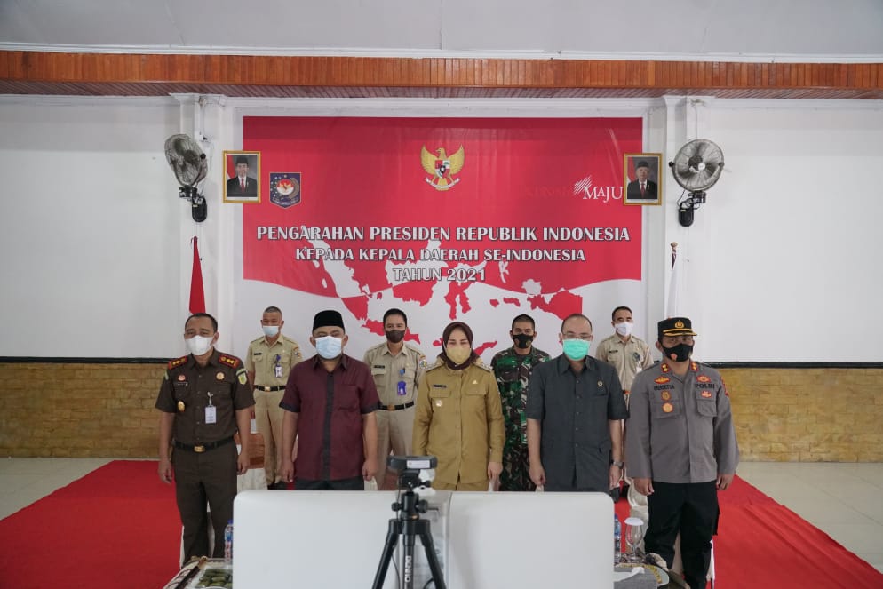 Wali Kota Tatong Bara Hadiri Rakor Bersama Presiden Joko Widodo