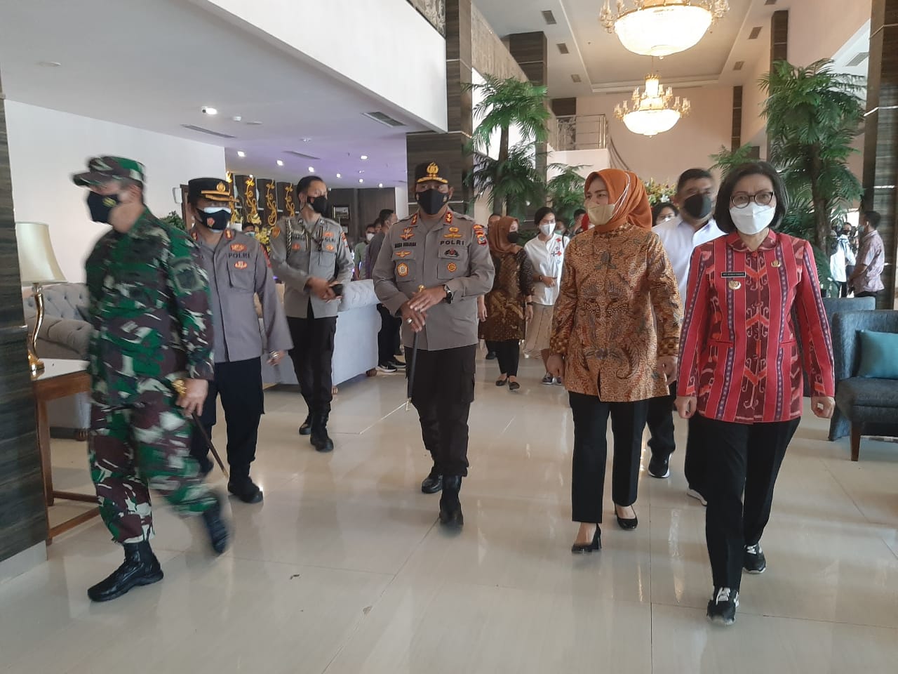 Wali Kota Tatong Bara Sambut Kunjungan Pangdam XIII Merdeka Bersama Kapolda