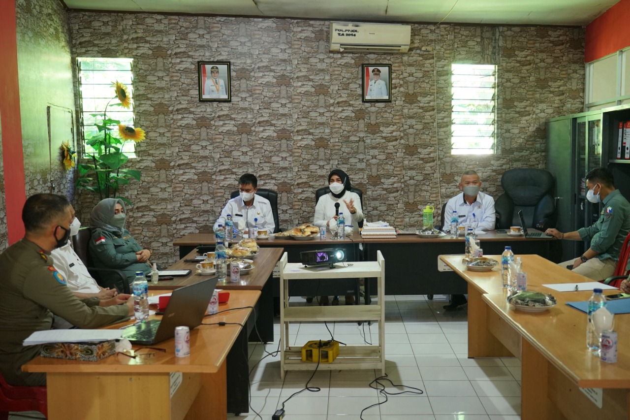 Kunjungi Dinas Satpol-PP dan Damkar, Wali Kota Tatong Bara Bahas Soal Kebutuhan Riil Personil