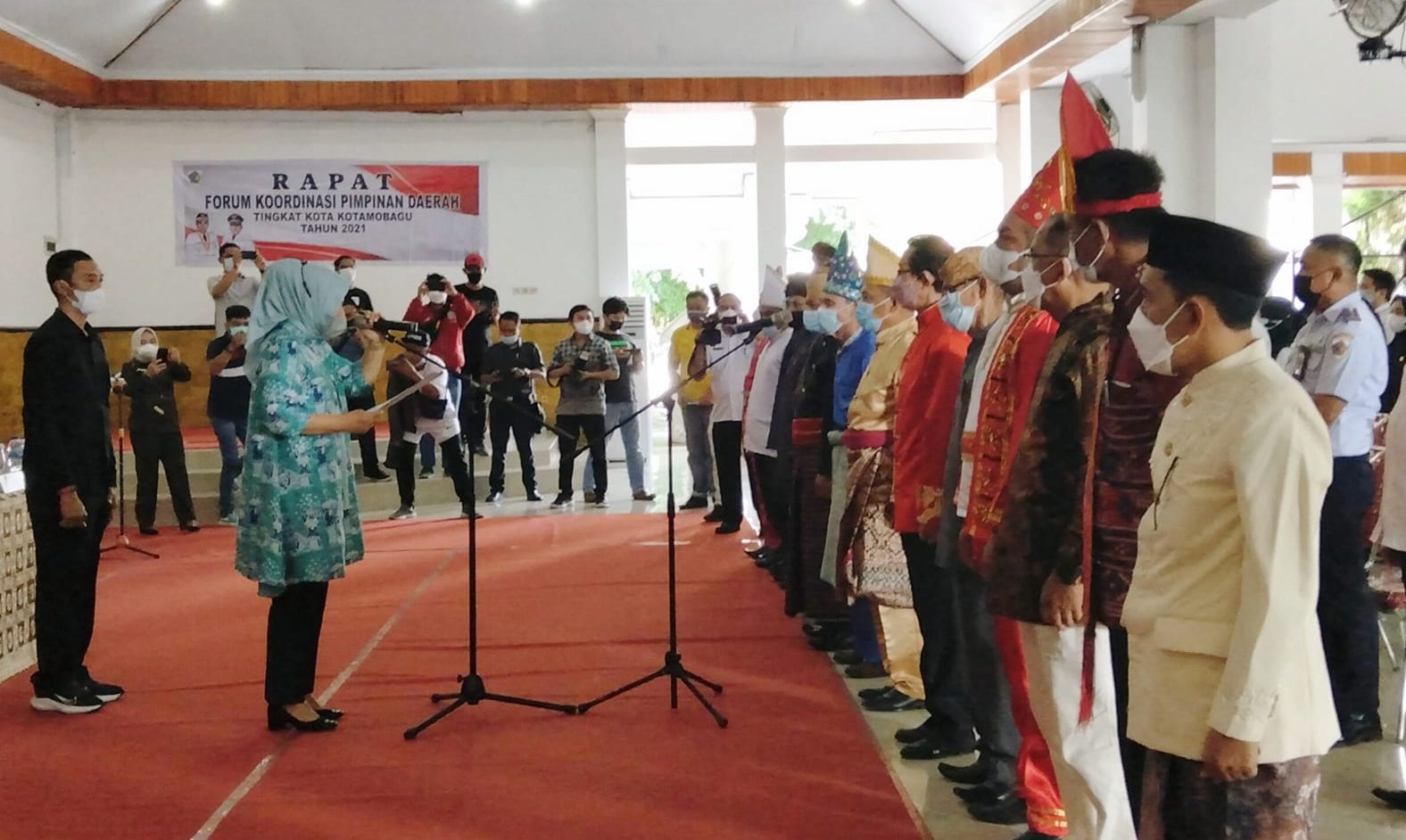 Forum Pembauran  Kebangsaan Kotamobagu Dikukuhkan Wali Kota Tatong Bara