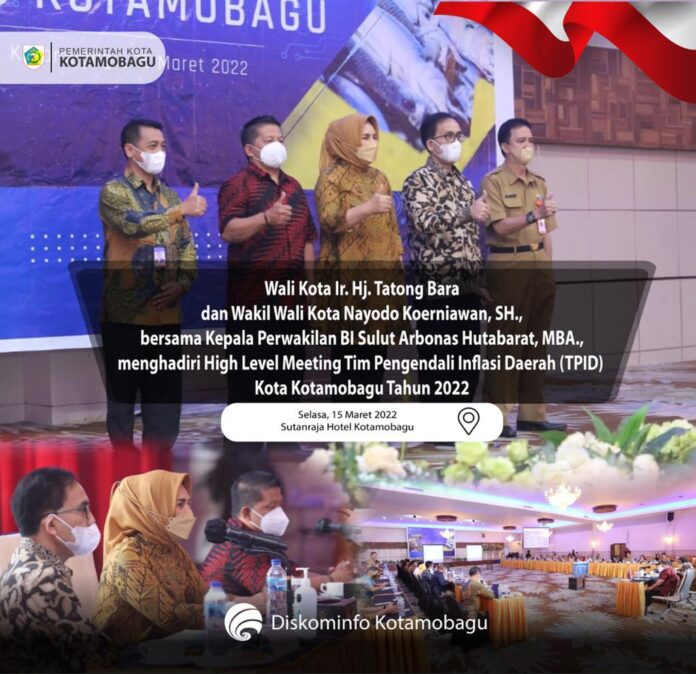 Peduli Inflasi Daerah, Wali Kota Tatong Bara Ikuti HLM TPID Bank Indonesia