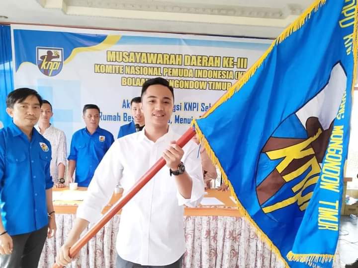 Izra Mamonto Nahkodai KNPI Kabupaten Boltim Periode 2022-2025