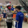 HUT RI ke 75, Satlantas Polres Kotamobagu Gandeng Dishub dan Satpol-PP Bagi Masker Gratis ke Warga