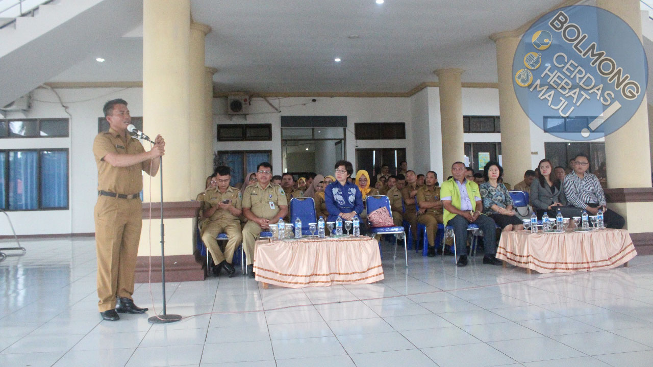Sekda Bolmong Terima Ratusan Mahasiswa KKN Asal Universitas Negeri Manado