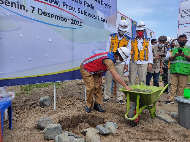 Pertama di Sulawesi, Gudang CDD Mulai Dibangun di Bolmong