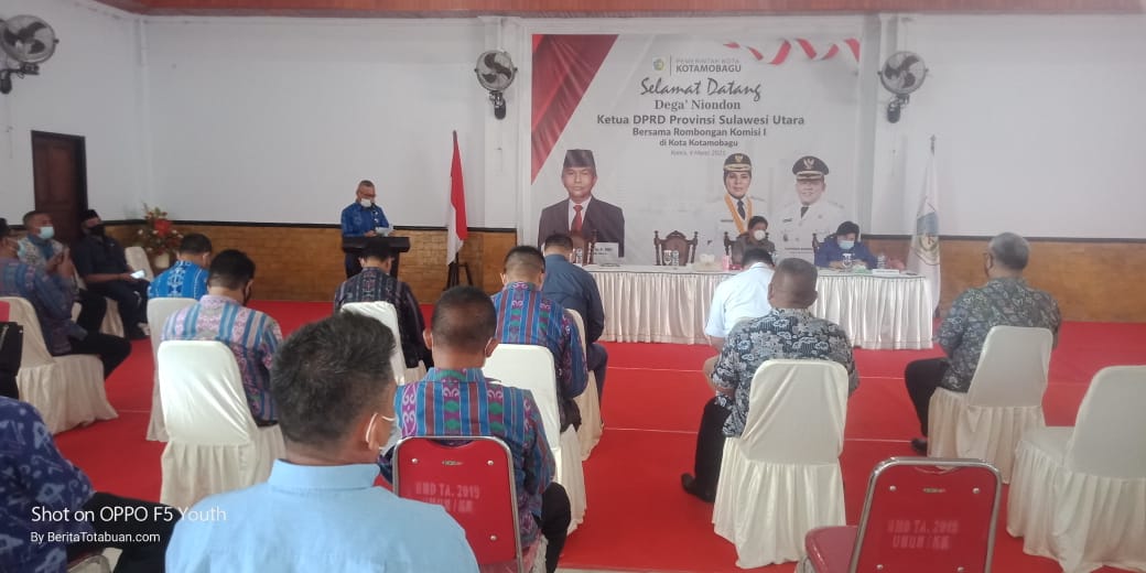 Kedatangan Ketua DPRD Sulawesi Utara