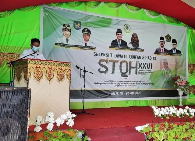 STQH Ke XXVI Tingkat Kabupaten Bolmong Resmi Dibuka