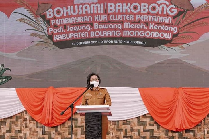 Yasti Hadiri Launching Pembiayaan KUR Untuk Petani Bolmong