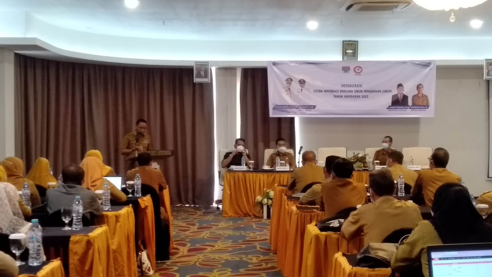 Bupati Sachrul Buka Kegiatan SIRUP LPSE 2022 