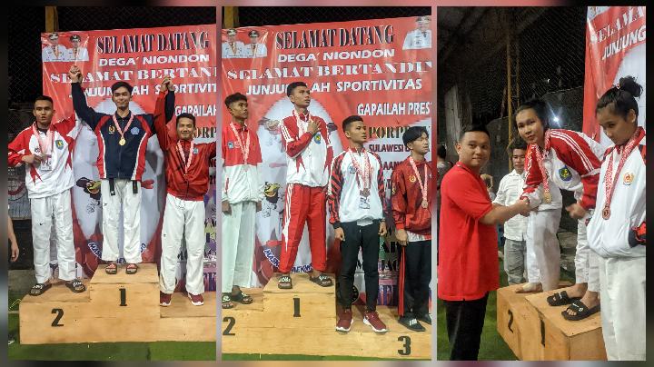 Bolmong Raih Total 4 Medali dari Cabor Taekwondo Porprov Sulut XI