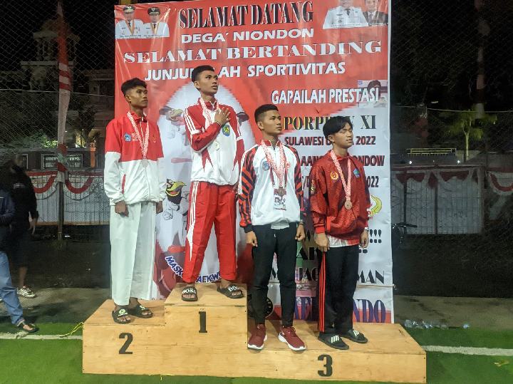 Melawan Cedera dan Dibayangi Kekalahan, Cerita Bie sang Peraih Medali Emas Cabor Taekwondo Porprov Sulut XI