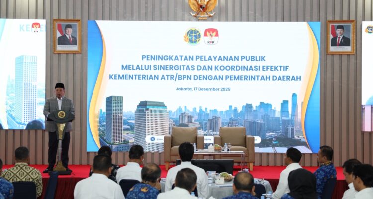 Pastikan Pelayanan Bersih, Kementerian ATR/BPN Gandeng KPK dalam Proses Perbaikan Sistem Layanan Pertanahan