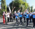 Wali Kota Asripan Nani Lepas Peserta Lomba Gerak Jalan Dalam Rangka HUT KK ke 17
