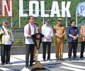 Didampingi Pj Bupati Bolmong, Presiden Jokowi Resmikan Bendungan Lolak