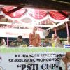 Walikota Tatong Bara menutup secara resmi Turnamen Sepak Takraw PSTI Cup II Kotamobagu 2023