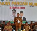 Bupati Limi Mokodompit Buka Gerakan Pangan Murah Kabupaten Bolmong