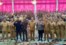 Bupati Limi Mokodompit Pimpin Rakor APBDes Bersama Camat dan Sangadi se Bolmong1