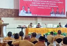 Bupati Limi Mokodompit Pimpin Rakor APBDes Bersama Camat dan Sangadi se Bolmong3