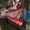 Penjual Atribut Merah Putih Menjamur Jelang HUT Kemerdekaan RI ke 77