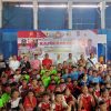 Lepas Fun Bike, Wali Kota Tatong Bara Ikut Buka Tournament Badminton Kapolres Cup