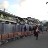 Dini Hari, Pemagaran Pasar Serasi Kotamobagu Dilakukan Tim Relokasi