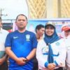 Hadiri Senam Sehat Dalam Rangka HUT Kabupaten, Bupati dan Wabup Labuhanbatu Berikan Doorprize