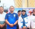Hadiri Senam Sehat Dalam Rangka HUT Kabupaten, Bupati dan Wabup Labuhanbatu Berikan Doorprize