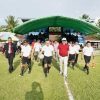Optimis Melangkah Lebih Jauh di Porprov Sulut XI, Limi Beri Semangat Tim Sepakbola Bolmong