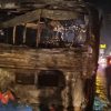 Bus Pariwisata Berisikan Pelajar Asahan Hangus Terbakar