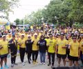ADM Berbaur Bersama Ribuan Warga Dalam HUT Kokot Runners ke 2 di Kotamobagu