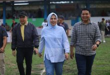 Wali Kota Tatong Bara Buka Tournament Sepakbola Motcil Cup 2023