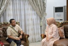 Wali Kota Tatong Bara Terima Kunjungan Pangdam XIII / Merdeka, Mayjen TNI Legowo WR. Jatmiko